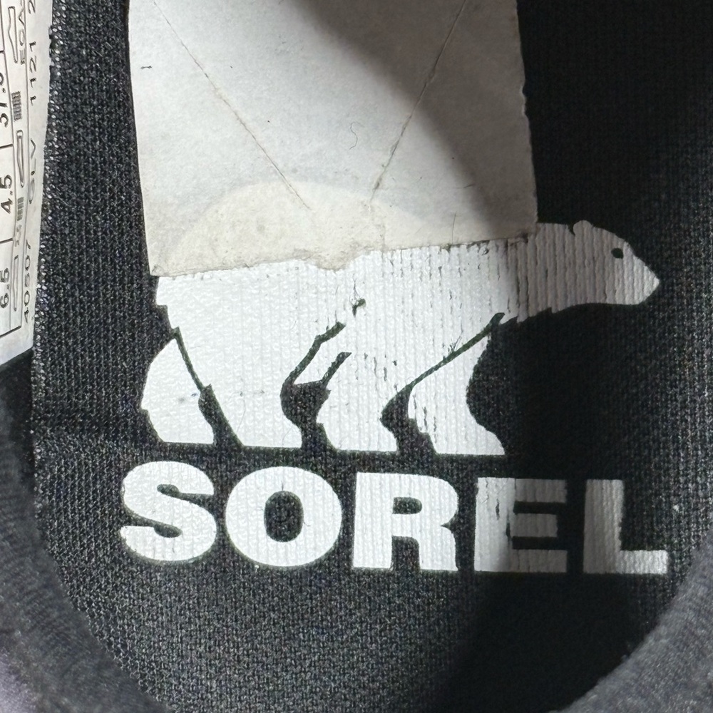 SOREL ONA 503 Everyday Women's Platform Sneaker Size 7 Black Suede - Picture 8 of 14